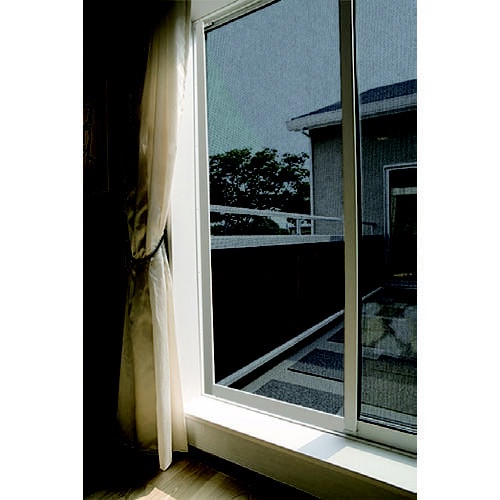 窓貼りシート メッシュ 銀・黒 90×180cm