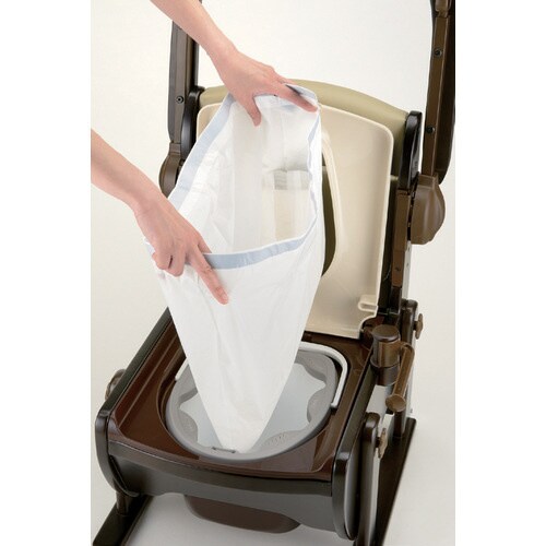 木製トイレきらく 肘掛跳上N 普通便座