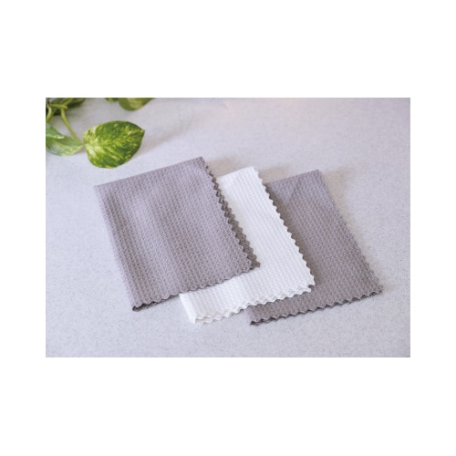 抗菌防臭大判マイクロファイバーふきん 厚手 3枚