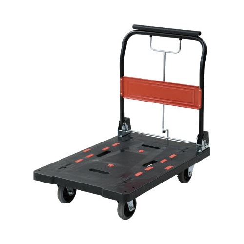 ハンドブレーキ付樹脂台車 300kg