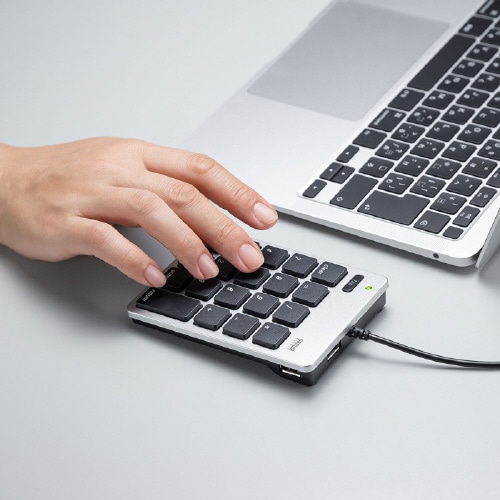 USB2.0ハブ付テンキー