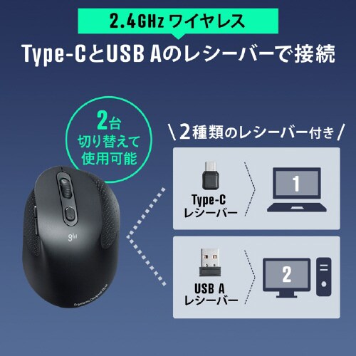 静音ワイヤレスエルゴノミクスマウス