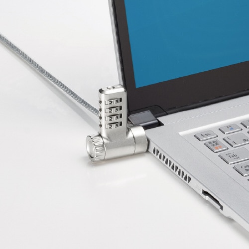 スロットマルチ対応セキュリティワイヤー(ダイヤル錠