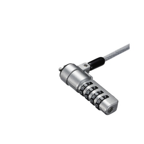 標準&nano対応セキュリティワイヤー(ダイヤル錠