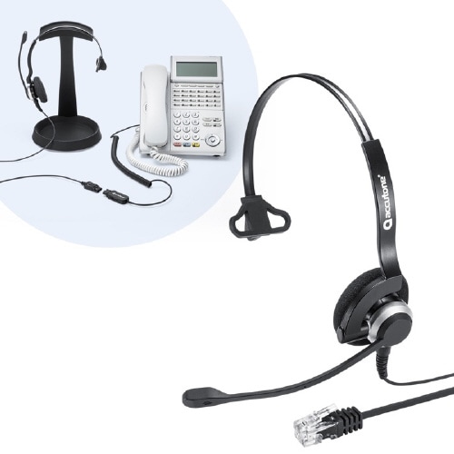 電話用ヘッドセット(片耳タイプ)