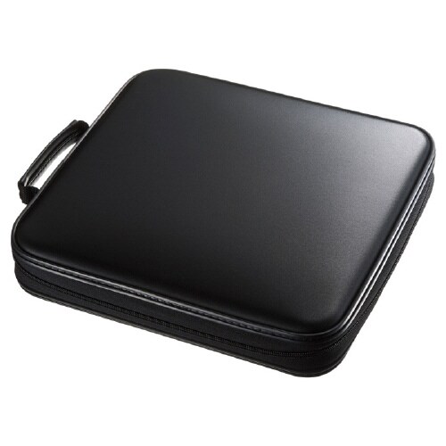 CDセミハードケース(160枚収納・ブラック)