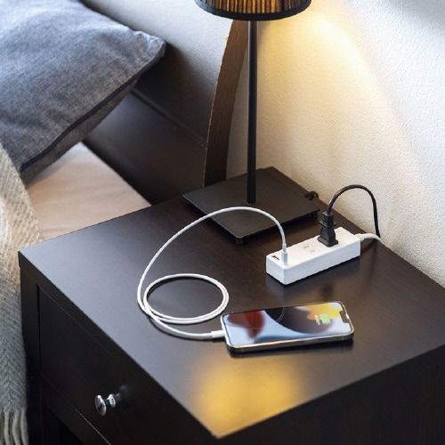 USB充電機能付きタップ Type−C搭載