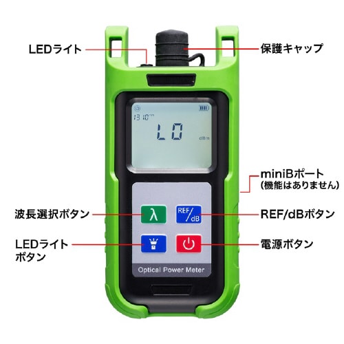 光ファイバテスター(パワーメータ―)