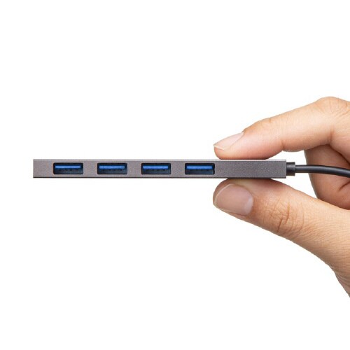 USB3.2 Gen1 4ポート スリムハブ