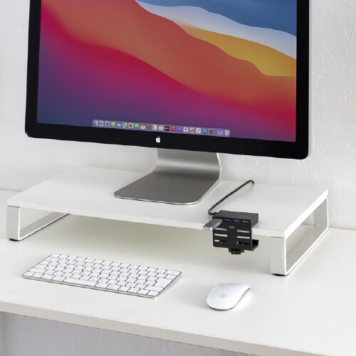 クランプ固定式 USB3.2 Gen1 ハブ