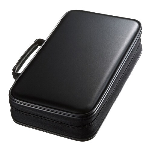 CDセミハードケース(96枚収納・ブラック)