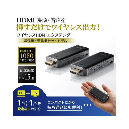ワイヤレスHDMIエクステンダー