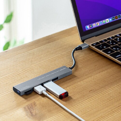 Type−C 3ポート コンボスリムハブ
