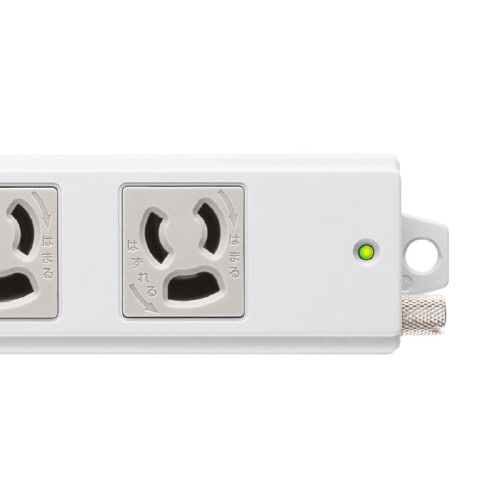 手元スイッチ付き抜け止めタップ