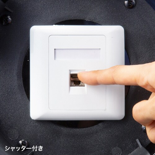 屋外用巻取り延長CAT6A LANケーブル