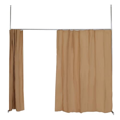 つっぱりパーティション ライトブラウン