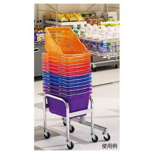 スケルトンミニバスケット 10リットル 専用置き台