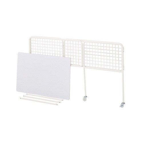 ユニットワゴン 白 浅型 W120cm