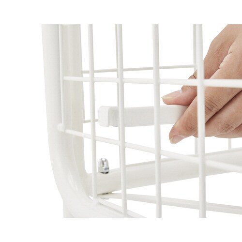 ユニットワゴン 白 浅型 W120cm