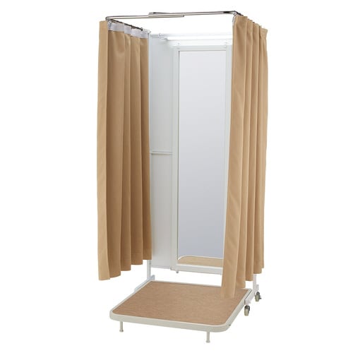 折りたたみ式フィッティングルーム本体ミラーH170