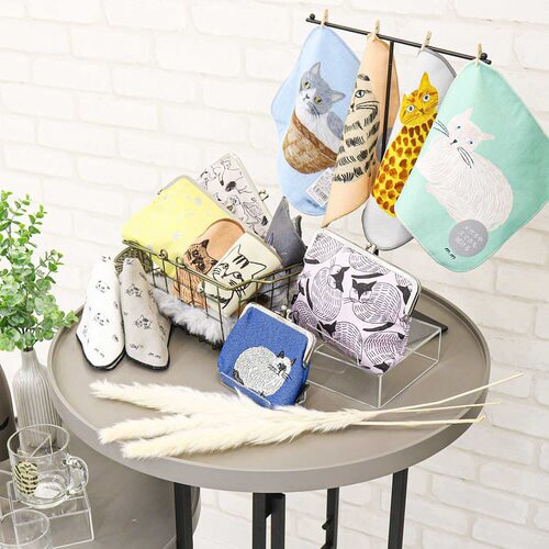 高さ調整機能付き円形ディスプレイテーブル 直径60