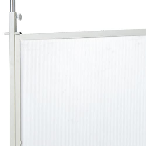 つっぱりパーティションロング 連結W90 クリア