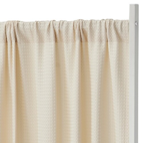 幅伸縮式ワッフルパーティション W300アイボリー