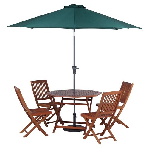 アルミパラソル 240cm グリーン