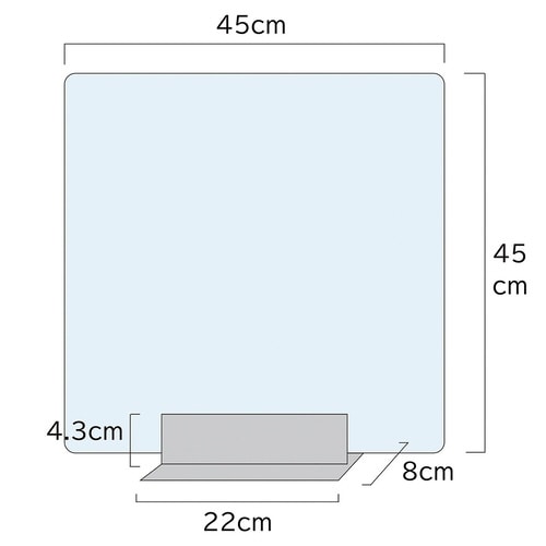 miniパーティション 透明