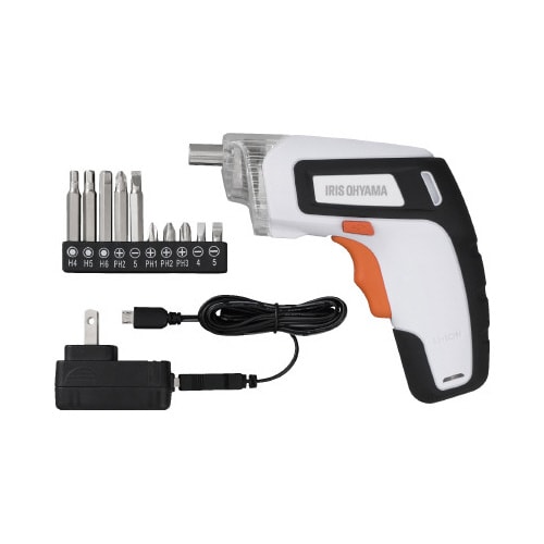 充電式電動ドライバーホワイト