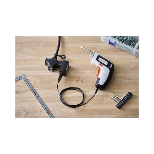 充電式電動ドライバーホワイト