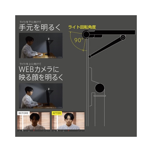 ライト付きディスプレイボ−ド クロ