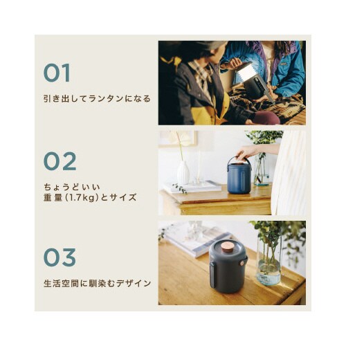 ポータブル電源 54600mAh ダークブルー