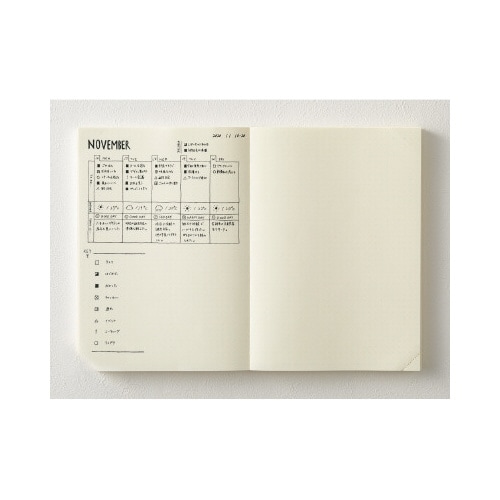 MDノート ジャーナル<A5>1日1Pドット方眼A