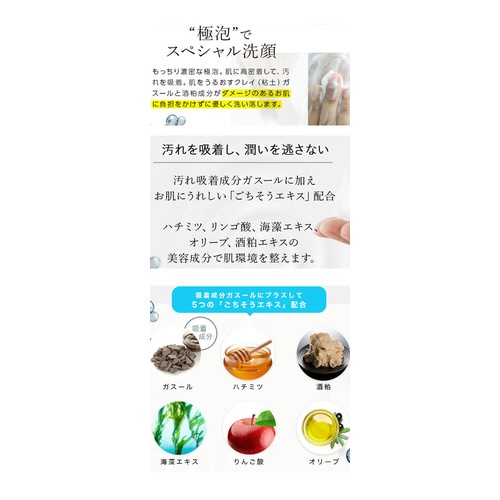 GOKU−AWA(ゴクアワ) 泥泡洗顔石鹸