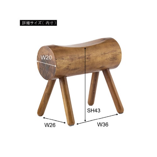 ウッドスツール JW−641