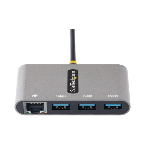 LANポート付き3ポートUSB−Cハブ