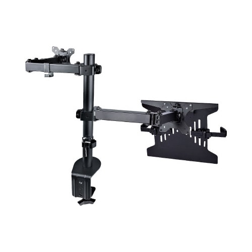 モニターアーム ノートPCトレイ付