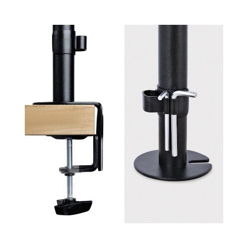 モニターアーム ノートPCトレイ付