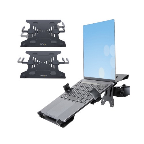 モニターアーム ノートPCトレイ付