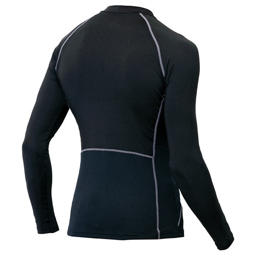 コンプレスフィット長袖シャツ ブラック L