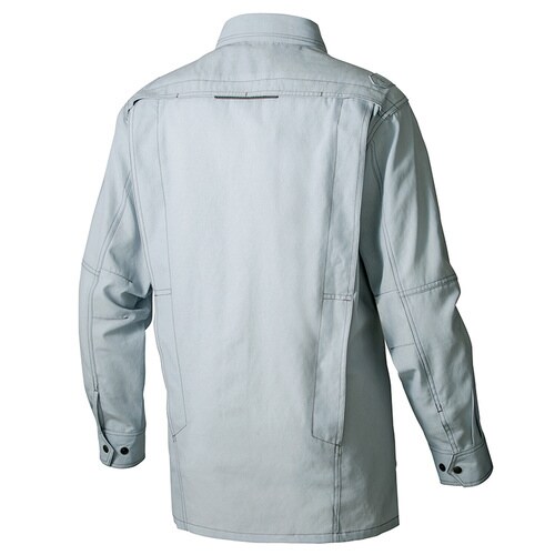 長袖シャツ ライトグレー 3L