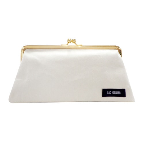 がま口キット クラッチバッグ ホワイト