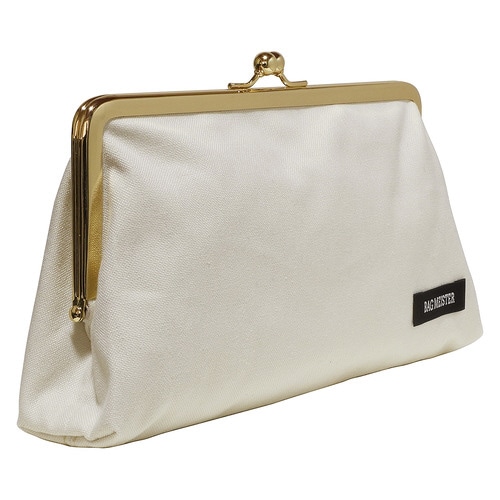 がま口キット クラッチバッグ ホワイト