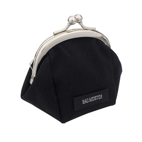 がま口キット ふっくらポーチ ブラック