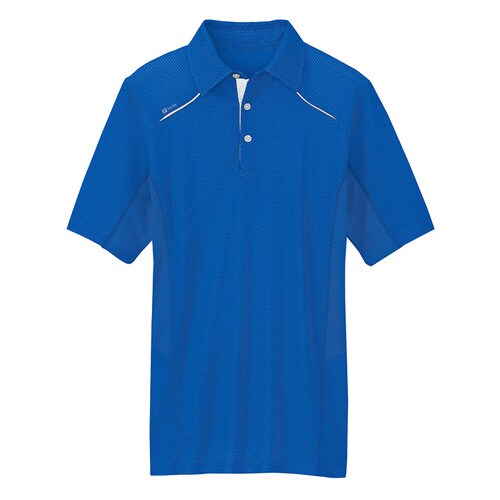 半袖ポロシャツ ブルー 3L