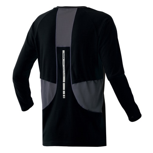 長袖Tシャツ ブラック 6L