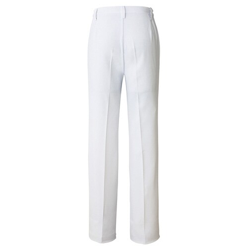 メンズ脇シャーリングパンツ ホワイト 4L