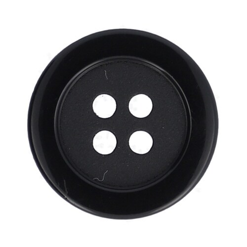 ベーシックボタン 18mm 黒