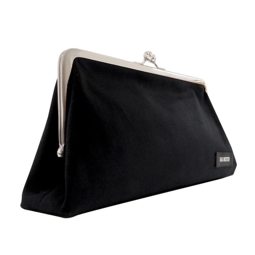 がま口キット クラッチバッグ ブラック